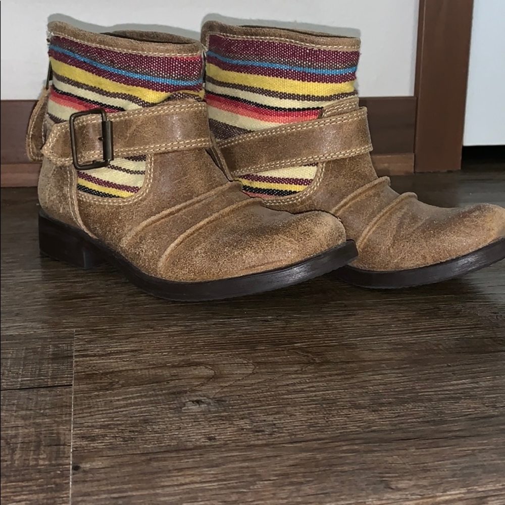 Brown booties